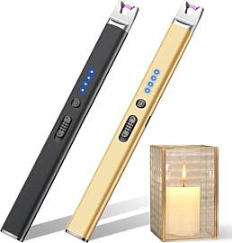 LcFun 2 Stück Lichtbogen Feuerzeug Elektrisch