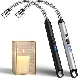 LcFun Stabfeuerzeug USB Aufladbar, Lichtbogen