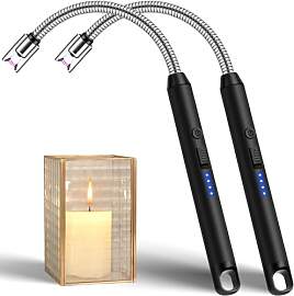 LcFun Stabfeuerzeug USB Aufladbar, Lichtbogen