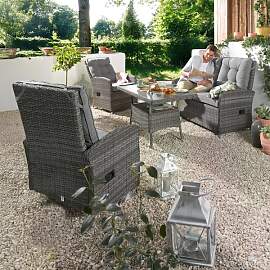 LC Garden Bailado Dininglounge verstellbar Tisch