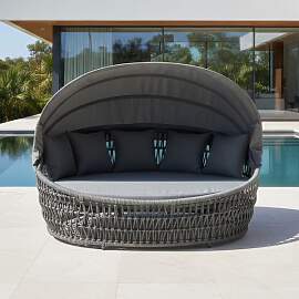 LC Garden Bari Sonneninsel Aluminium/Rope/Olefin