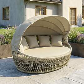 LC Garden Bari Sonneninsel Aluminium/Rope/Olefin