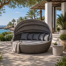 LC Garden Komido Sonneninsel Geflecht/Polyester