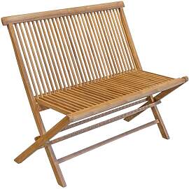 LC Garden Riva Gartenbank Teak recycelt
