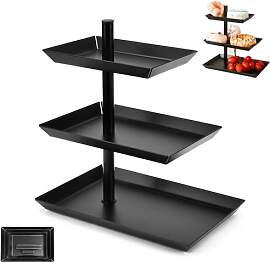 LCSHENGMIN Etagere 3 Etagen Obst, Verstellbarem