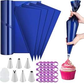 LdawyDE Spritzbeutel Einweg 50 Stück 52 cm Extra