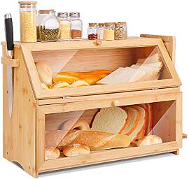 Leader Accessories Bambus Brotkasten 2 Etagen