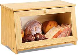 Leader Accessories Brotkasten Bambus Brotbehälter 