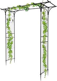 LEADZM Gartenbogen aus Metall 206x41x208cm –