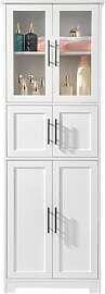 LEADZM Küchenschrank Hochschrank, Vitrinenschrank 