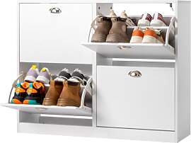 LEADZM Schuhschrank schmal, Schuhkipper mit 4