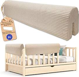 Leanbe Bettkantenschutz für Kinderbetten Kissen
