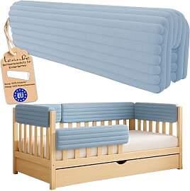 Leanbe Bettkantenschutz für Kinderbetten Kissen