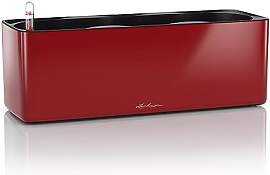 LECHUZA Cube Glossy Triple Scarlet rot highgloss