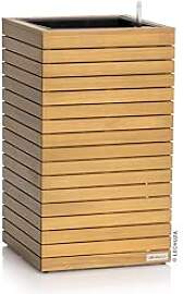 LECHUZA-Pflanzgefäß PALO Natural Wood 45 high