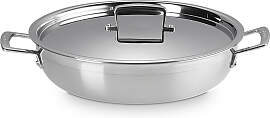 Le Creuset 3-ply Profipfanne mit Deckel antihaft
