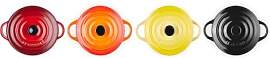 Le Creuset 4er-Set Mini Cocottes aus Steinzeug, je 