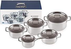Le Creuset 5-teiliges Topfset aus 3-ply Edelstahl