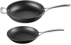 Le Creuset Aluminium-Antihaft-Flachpfannen-Set, 24 