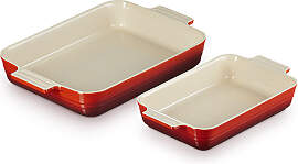 Le Creuset Auflaufform Klassik rechteckig 2er-Set