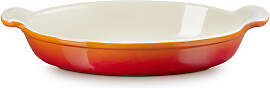 Le Creuset Auflaufform Tradition oval 28 cm Ofenrot