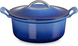 Le Creuset Bräter rund Modern Heritage 26 cm Azure