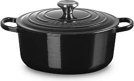 Le Creuset Bräter Signature 26 cm Schwarz