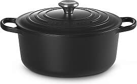 Le Creuset Bräter Signature rund 18 cm Schwarz