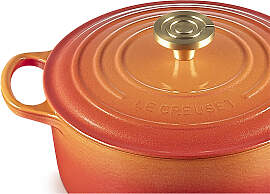 Le Creuset Bräter Signature rund 20 cm Flamme