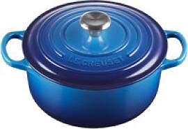 Le Creuset Bräter Signature rund Bräter azure