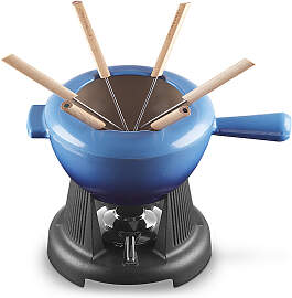 Le Creuset Käsefondue Set Mode Azure