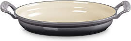 Le Creuset ovale Pfanne Modern Heritage 28 cm Flint