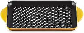 LE CREUSET Rechteckige Grillplatte aus Gusseisen,