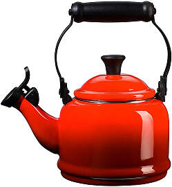 Le Creuset Wasserkessel Demi 1,1 Liter Kirschrot