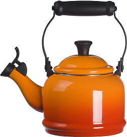 Le Creuset Wasserkessel Demi 1,1 Liter Ofenrot
