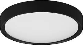 LED-Badezimmer-Deckenleuchte Clarimo Schwarz max.