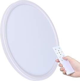 LED Deckenlampe, Dimmbare Deckenleuchte, flach,