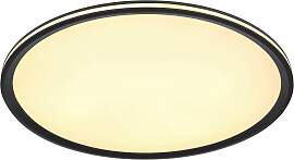 LED-Deckenleuchte Belissa Opal/Schwarz max. 58
