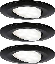 LED-Deckenleuchte Calla IP65 in Schwarz max. 6