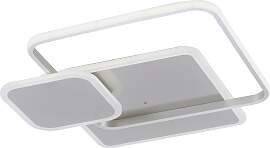 LED-Deckenleuchte Emilio in Silberfaben max. 50