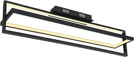 LED-Deckenleuchte Flips Opal/Schwarz max. 23 Watt