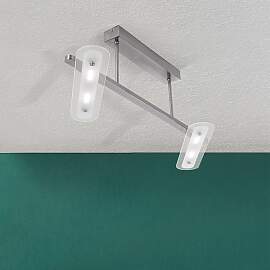 LED Deckenleuchte FRANA, 2-flammig, Satin