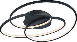 LED-Deckenleuchte Gale Schwarz max. 38,5Watt