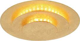 LED-Deckenleuchte Heda Goldfarben max. 18 Watt