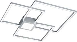 LED-Deckenleuchte Hydra in Nickelfarben max. 38