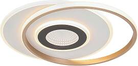 LED-Deckenleuchte Kitkol in Weiß/Schwarz max. 24