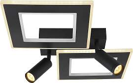 LED-Deckenleuchte Marian Opal/Schwarz max. 40 Watt 