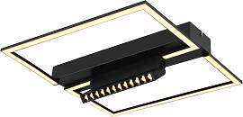 LED-Deckenleuchte Maxwell Opal/Schwarz max. 35