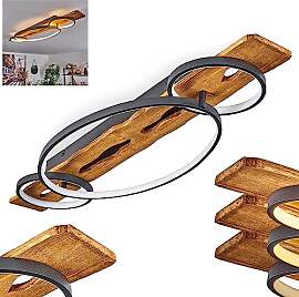 LED Deckenleuchte Nevogilde, dimmbare Deckenlampe