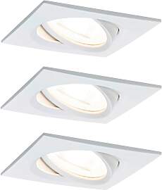 LED-Deckenleuchte Nova in Weiß/Alufarben max. 6,5 